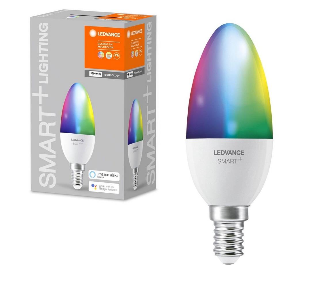 Ledvance LED RGBW Stmívatelná žárovka SMART+ E14/5W/230V 2700K-6500K - Ledvance P224699