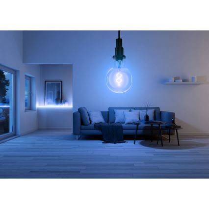 LED RGBW Stmívatelná žárovka SMART+ FILAMENT E27/4,8W/230V 2700-6500K Wi-Fi - Ledvance