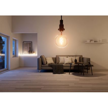 LED RGBW Stmívatelná žárovka SMART+ FILAMENT E27/4,8W/230V 2700-6500K Wi-Fi - Ledvance