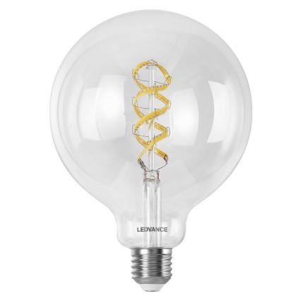 LED RGBW Stmívatelná žárovka SMART+ FILAMENT E27/4,8W/230V 2700-6500K Wi-Fi - Ledvance