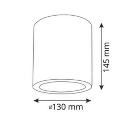 LED RGBW Stmívatelné bodové svítidlo JUPITER 1xE27/6,5W/230V 2700-6500K Wi-Fi pr. 13 cm černá