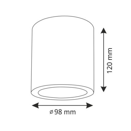 LED RGBW Stmívatelné bodové svítidlo JUPITER 1xE27/6,5W/230V 2700-6500K Wi-Fi pr. 9,8 cm černá