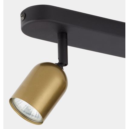 LED RGBW Stmívatelné bodové svítidlo TOP 2xGU10/6,5W/230V 2700-6500K zlatá/černá