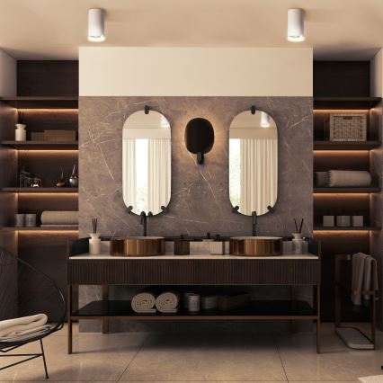 LED RGBW Stmívatelné koupelnové bodové svítidlo TURYN 1xGU10/6W/230V 3000K Wi-Fi IP44 bílá