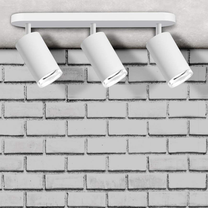 LED RGBW Stmívatelné koupelnové bodové svítidlo TURYN 3xGU10/6,5W/230V 2700-6500K Wi-Fi IP44 bílá