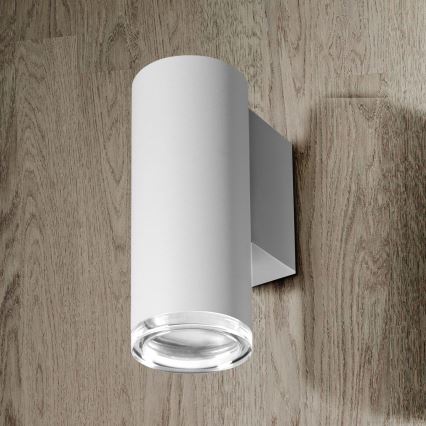 LED RGBW Stmívatelné koupelnové nástěnné svítidlo TURYN 1xGU10/6,5W/230V 2700-6500K Wi-Fi IP44 bílá