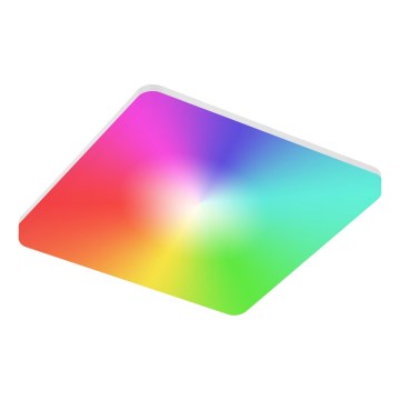 LED RGBW Stmívatelné koupelnové stropní svítidlo LED/24W/230V 3000-6500K 33x33 cm IP54 bílá Wi-Fi Tuya