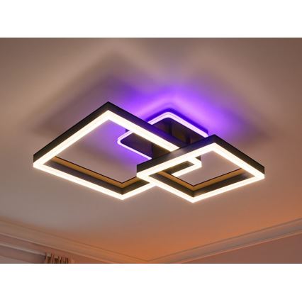 LED RGBW Stmívatelné stropní svítidlo LED/75W/230V 3000-6500K + dálkové ovládání