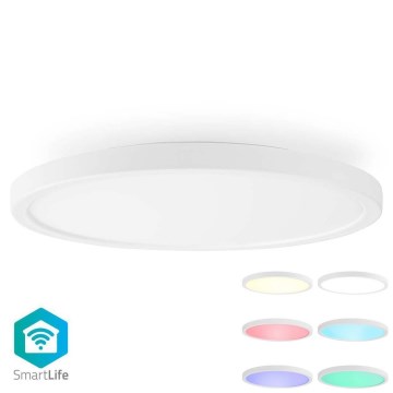 LED RGBW Stmívatelné stropní svítidlo SmartLife LED/18W/230V 2700-6500K Wi-Fi Tuya