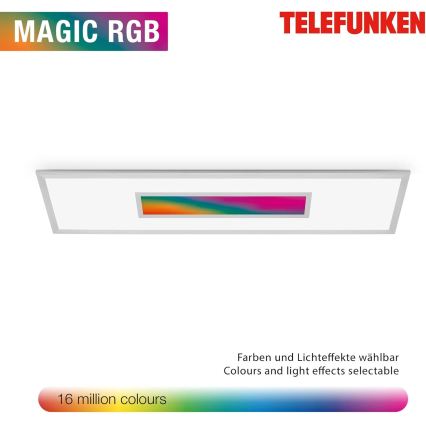 LED RGBW Stmívatelný panel LED/20W/230V 3000-6500K 25x100 cm stříbrná + dálkové ovládání