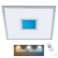 LED RGBW Stmívatelný panel LED/24W/230V 3000-6500K + dálkové ovládání