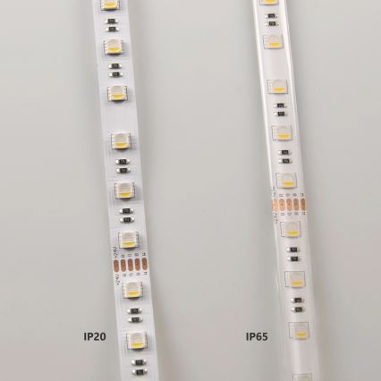 LED RGBW Stmívatelný pásek 3m LED/22W/24/230V + dálkové ovládání