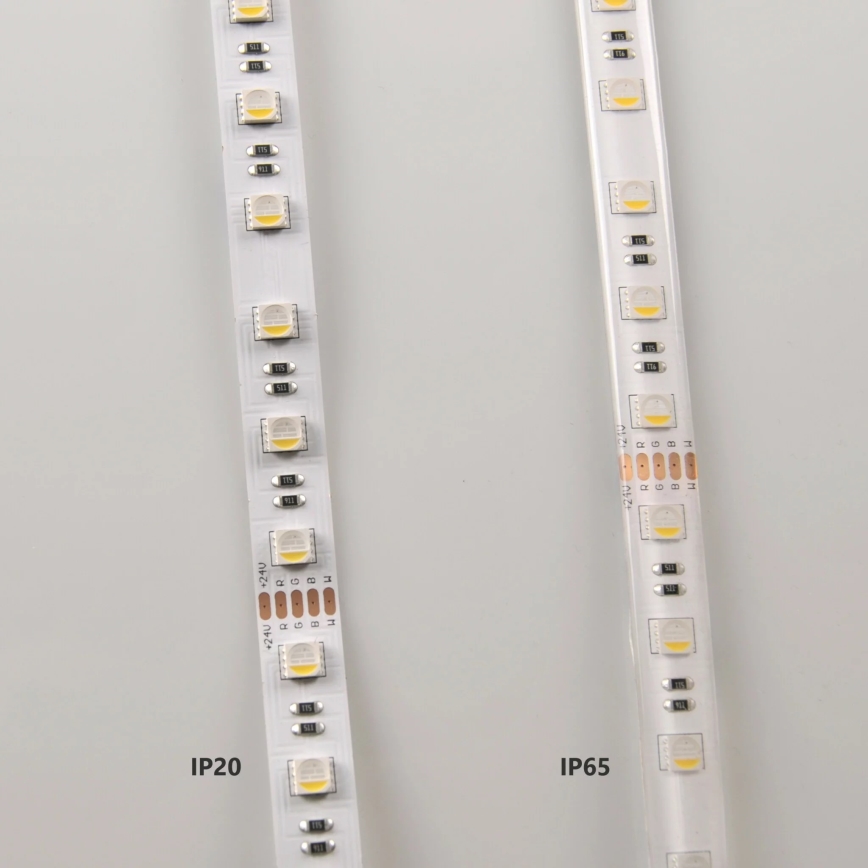 LED RGBW Stmívatelný pásek 3m LED/22W/24/230V + dálkové ovládání