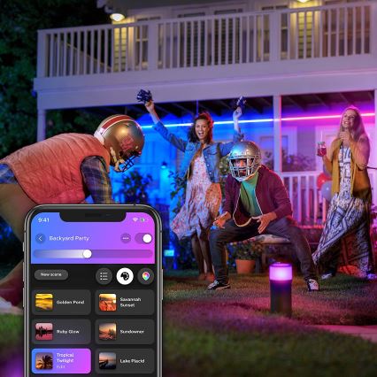 LED RGBW Stmívatelný pásek Philips Hue OUTDOOR STRIP LED/20,5W 2m IP67