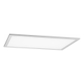 LED RGBW Stmívatelný přisazený panel LED/13,5W/230V 3000-6500K 29,5x59,5 cm stříbrná + dálkové ovládání