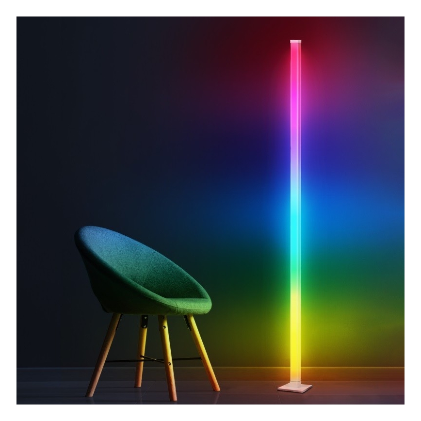 LED RGBW Stmívatelná stojací lampa MAGICAL LED/7W/230V + dálkové ovládání