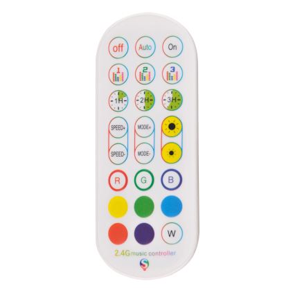 LED RGBW Stmívatelná stojací lampa MAGICAL LED/7W/230V + dálkové ovládání