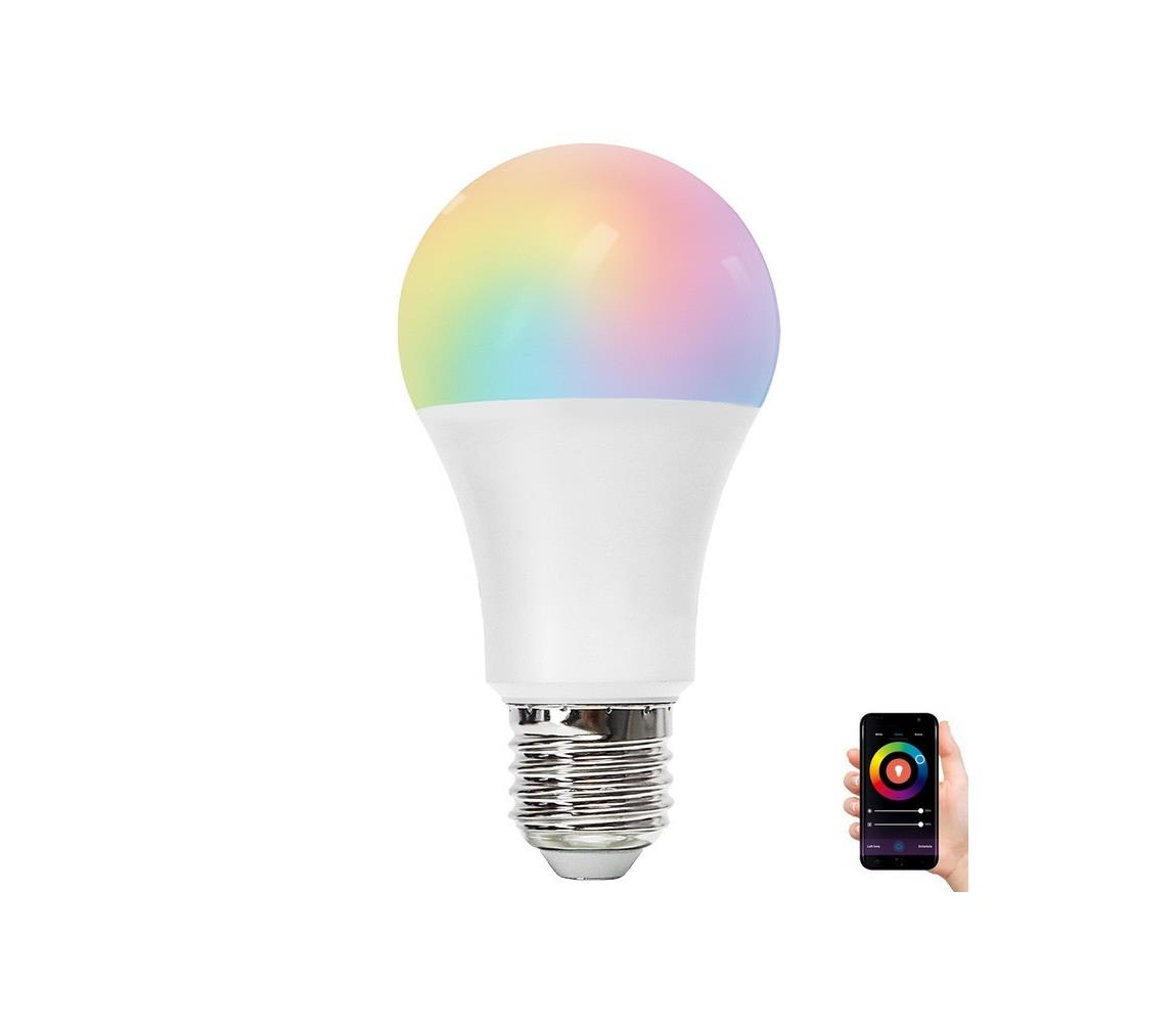 Aigostar LED RGBW Žárovka A60 E27/15W/230V 3000-6500K Wi-Fi - Aigostar AI0055