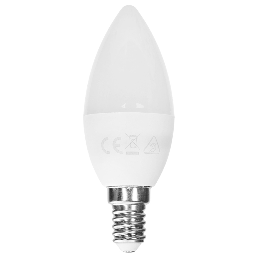 LED RGBW Žárovka C37 E14/4,8W/230V 3000K + dálkové ovládání - Aigostar