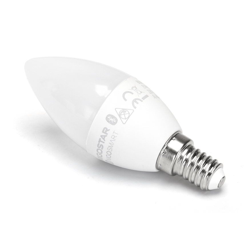 LED RGBW Stmívatelná žárovka C37 E14/4,9W/230V 2700-6500K - Aigostar