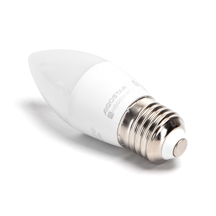 LED RGBW Stmívatelná žárovka C37 E27/4,9W/230V 2700-6500K - Aigostar