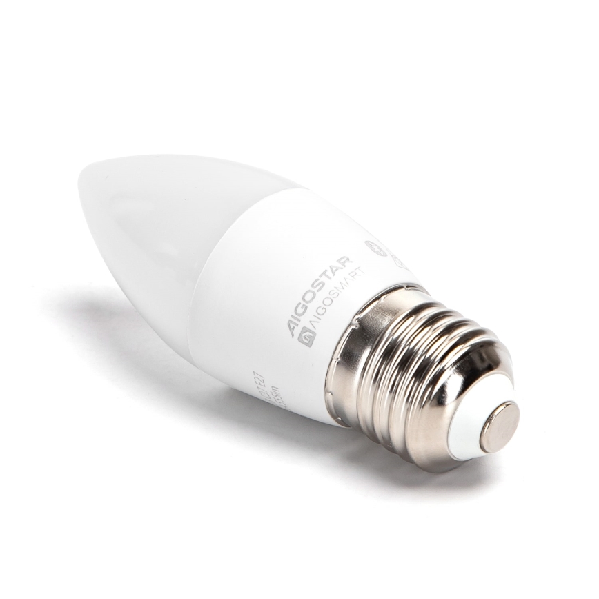 LED RGBW Stmívatelná žárovka C37 E27/6,5W/230V 2700-6500K - Aigostar