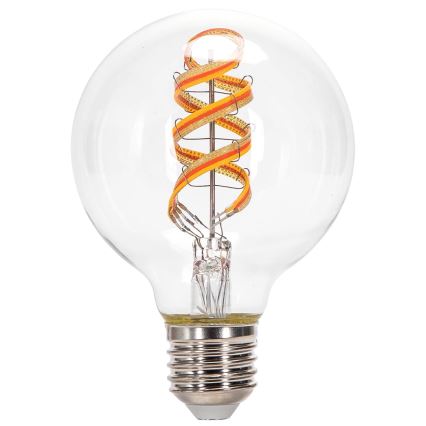 LED RGBW Žárovka FILAMENT G80 E27/4,9W/230V 2700K - Aigostar