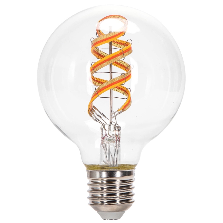 LED RGBW Stmívatelná žárovka FILAMENT MESH Smart G80 E27/4,9W/230V 2700K - Aigostar