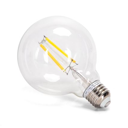 LED RGBW Stmívatelná žárovka FILAMENT MESH Smart G95 E27/4,9W/230V 2700K - Aigostar