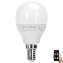 LED RGBW Žárovka G45 E14/4,9W/230V 2700-6500K - Aigostar
