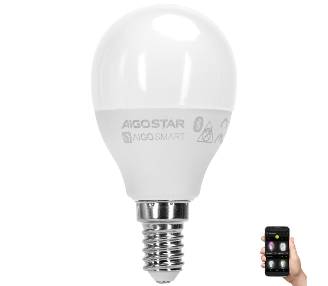 Aigostar B.V. LED RGBW Žárovka G45 E14/6,5W/230V 2700-6500K - Aigostar AI0581