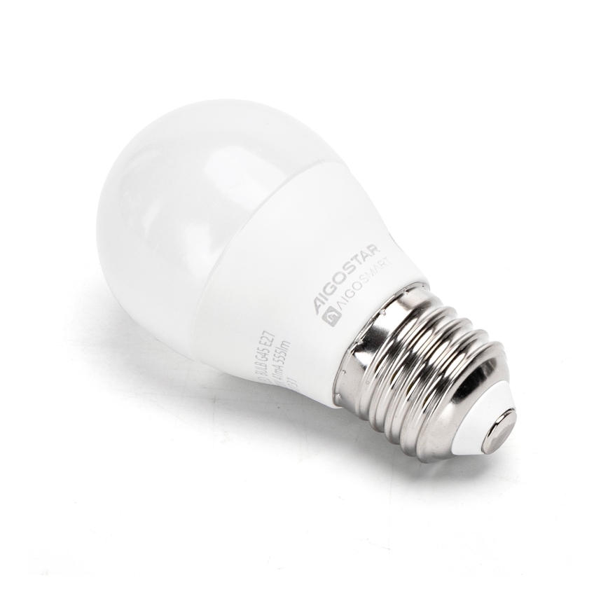 LED RGBW Stmívatelná žárovka MESH Smart G45 E27/4,9W/230V 2700-6500K - Aigostar