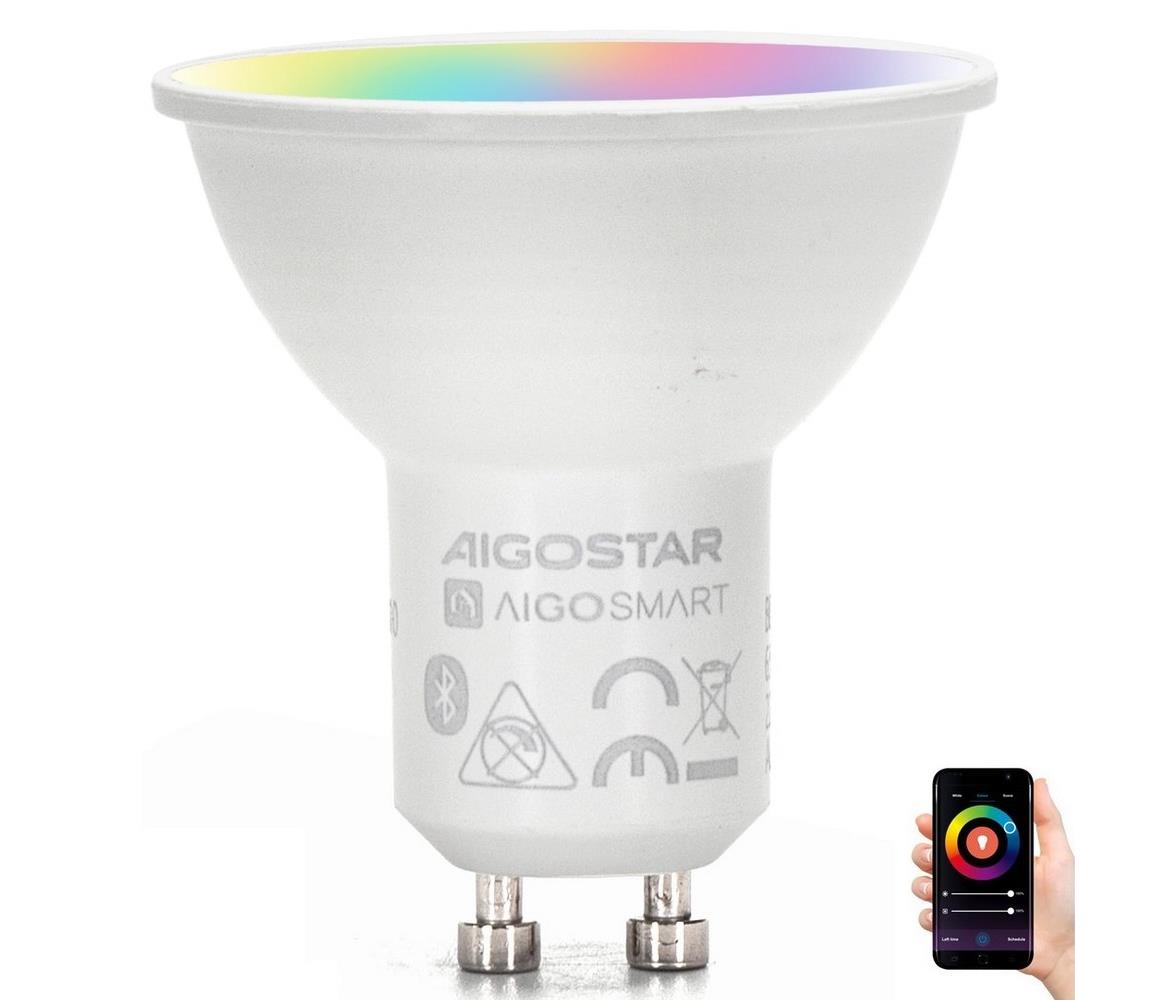Aigostar B.V. LED RGBW Žárovka GU10/4,9W/230V 2700-6500K - Aigostar AI0590