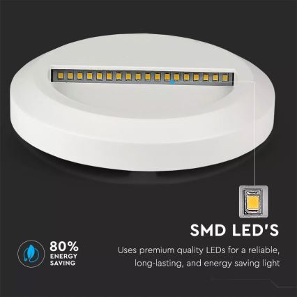 LED Schodišťové svítidlo 1xLED/2W/230V 3000K IP65