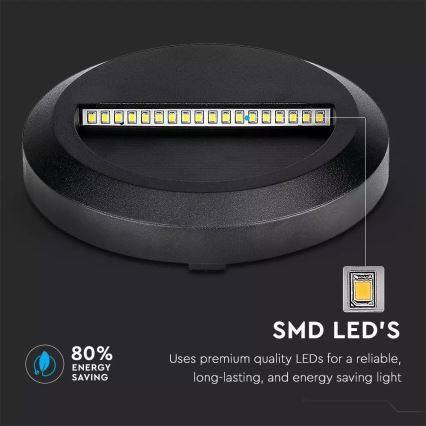 LED Schodišťové svítidlo 1xLED/2W/230V 3000K IP65