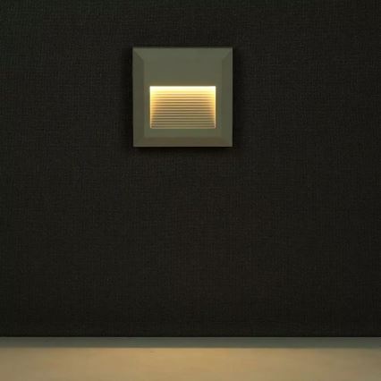 LED Schodišťové svítidlo 1xLED/2W/230V 3000K IP65