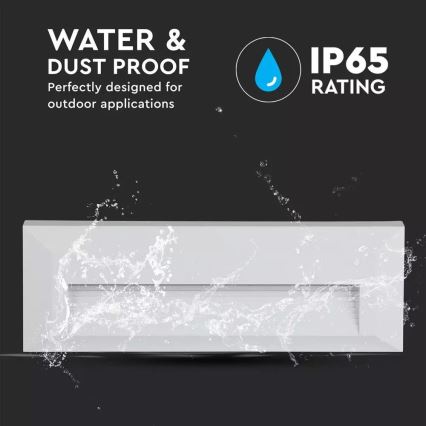 LED Schodišťové svítidlo 1xLED/3W/230V 3000K IP65