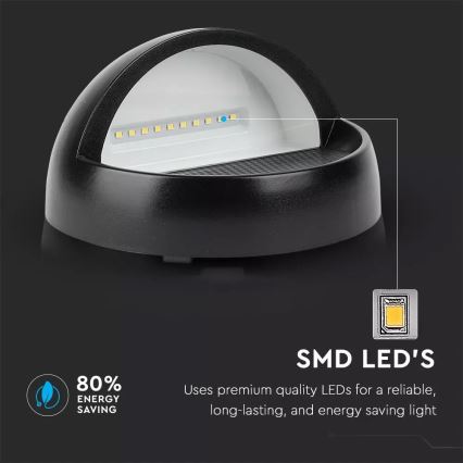 LED Schodišťové svítidlo 1xLED/3W/230V 3000K IP65