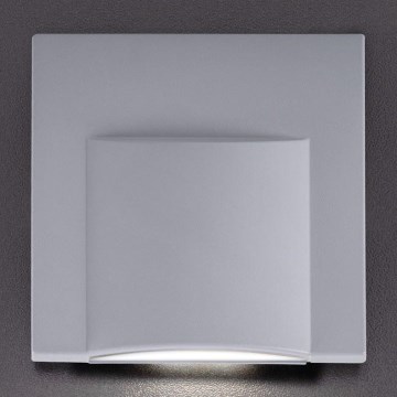 LED Schodišťové svítidlo ERINUS LED/0,8W/12V 4000K šedá