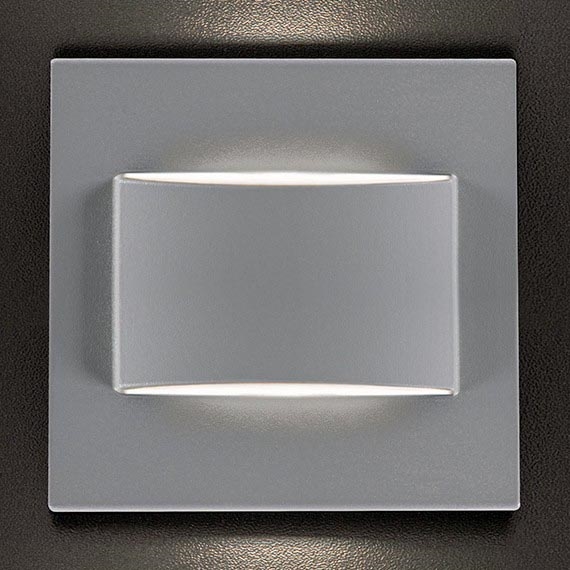 LED Schodišťové svítidlo ERINUS LED/1,5W/12V 4000K šedá