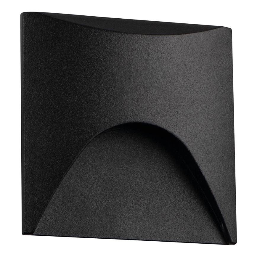 LED Schodišťové svítidlo EXIN LED/2,5W/230V 3000K IP65 černá hranatý