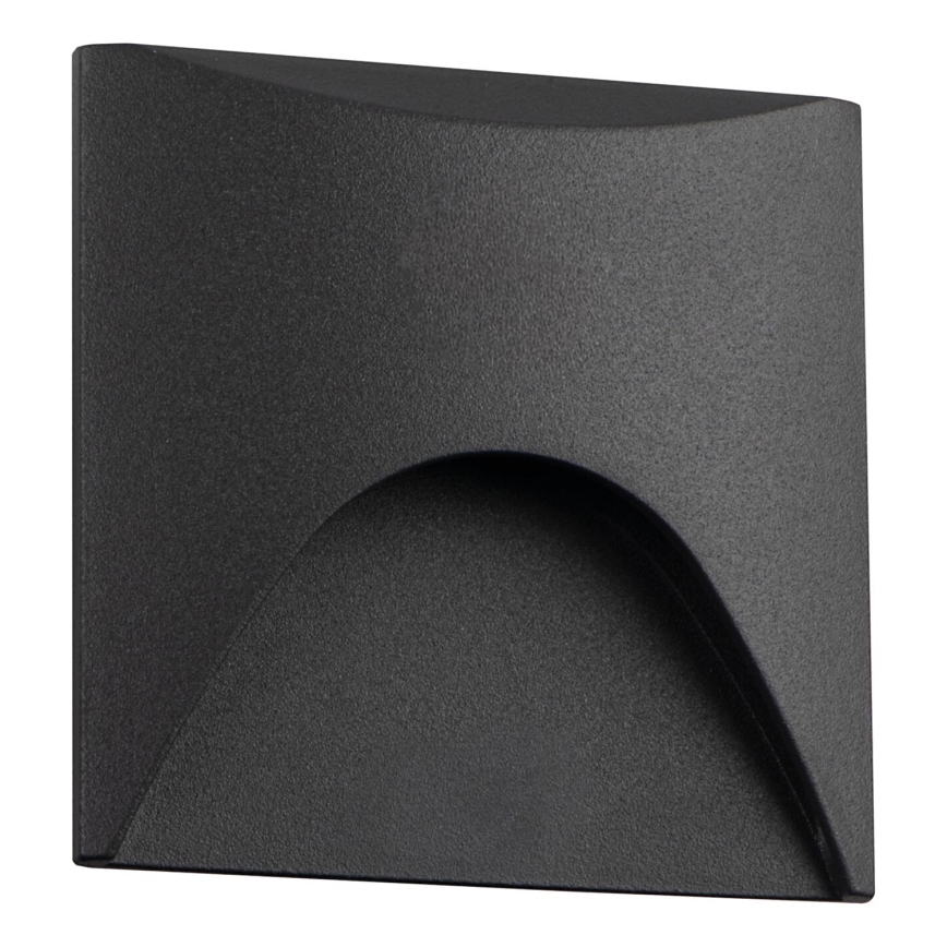 LED Schodišťové svítidlo EXIN LED/2,5W/230V 4000K IP65 antracit hranatý