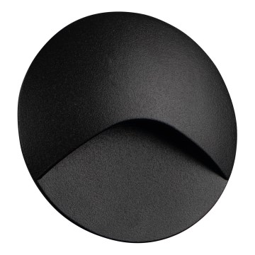 LED Schodišťové svítidlo EXIN LED/2,5W/230V 4000K IP65 černá kulatý