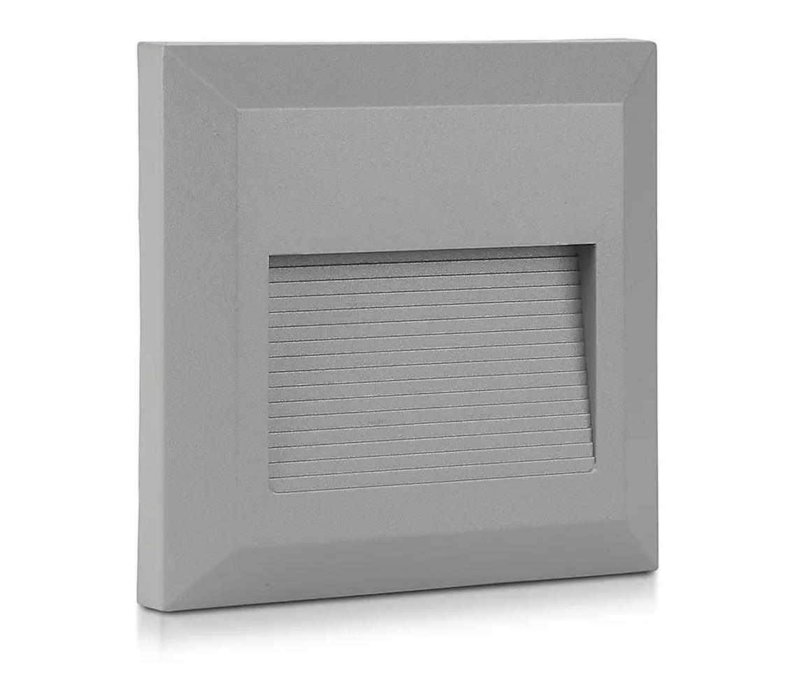 V-Tac LED Schodišťové svítidlo LED/2W/100-240V 4000K IP65 šedá VT0388