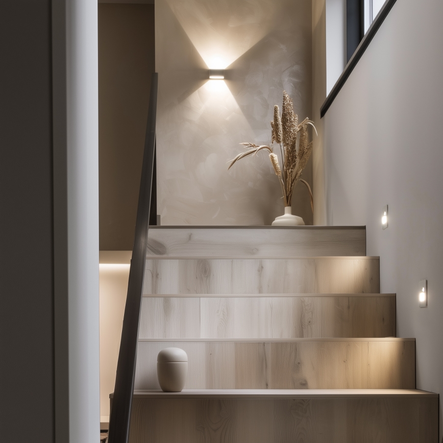 LED Schodišťové svítidlo s pohybovým senzorem LED/1,5W/230V 3000K/4000K/6500K