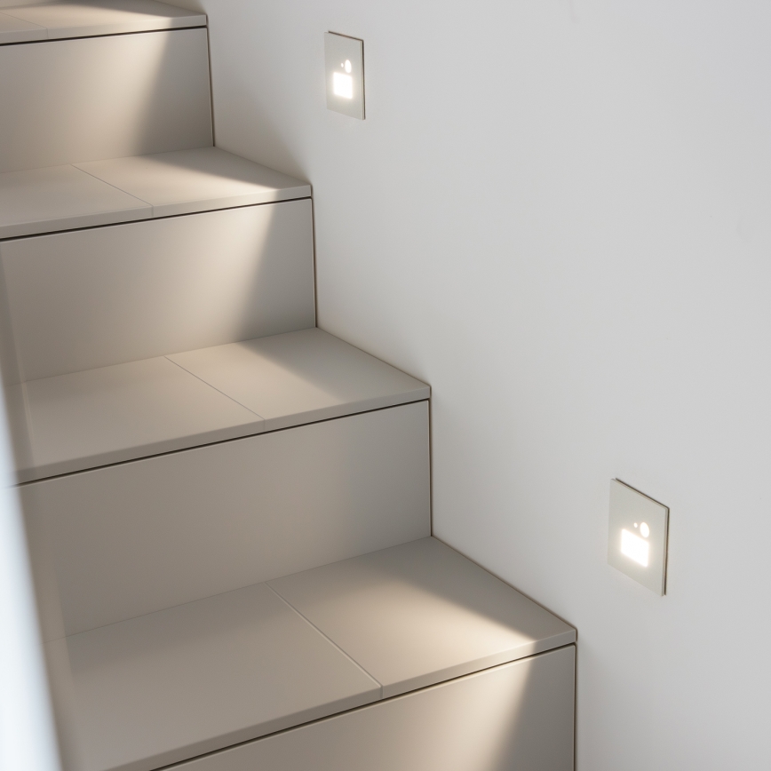 LED Schodišťové svítidlo s pohybovým senzorem LED/1,5W/230V 3000K/4000K/6500K