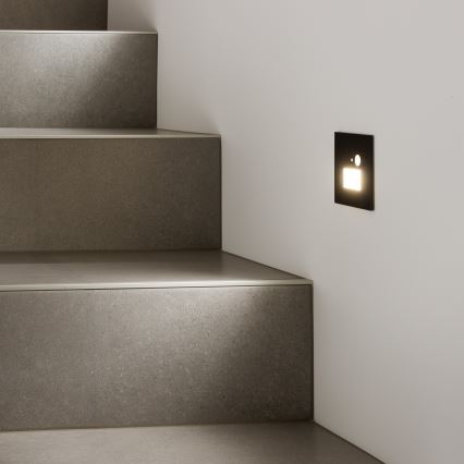 LED Schodišťové svítidlo s pohybovým senzorem LED/1,5W/230V 3000K/4000K/6500K
