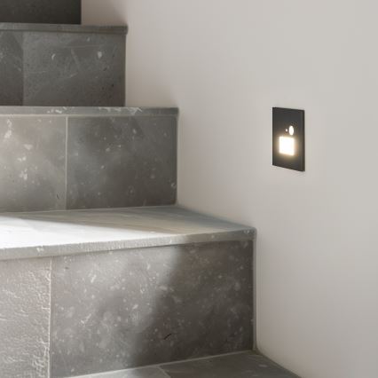 LED Schodišťové svítidlo s pohybovým senzorem LED/1,5W/230V 3000K/4000K/6500K