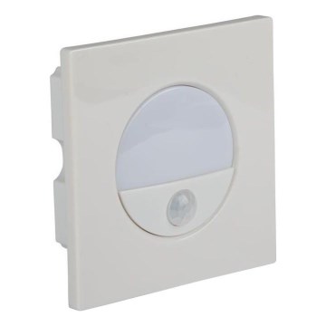 LED Schodišťové svítidlo s pohybovým senzorem LED/3W/230V 4000K bílá