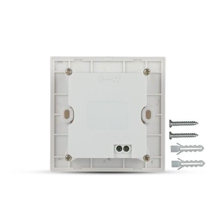 LED Schodišťové svítidlo s pohybovým senzorem LED/3W/230V 4000K bílá